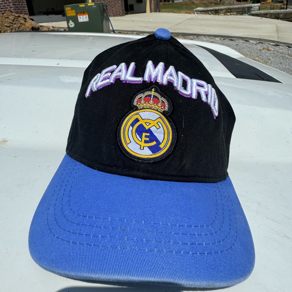 Real Madrid Black and Blue Cap SnapBack